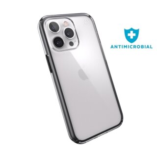 Speck Presidio Perfect Clear iPhone 13 Pro ütésálló hátlap tok - átlátszó fekete