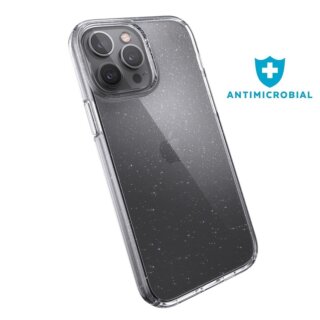 Speck Presidio Clear Glitter iPhone 13 Pro Max ütésálló tok - átlátszó