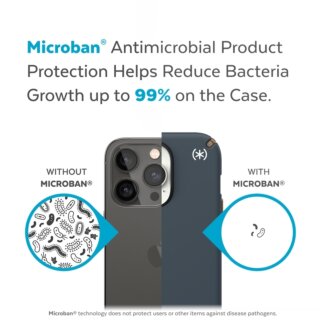 Speck Presidio2 Pro iPhone 14 Pro ütésálló hátlap tok - szürke