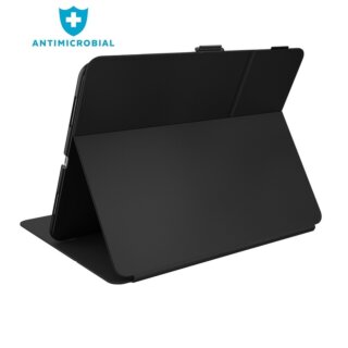 Speck Balance Folio iPad Pro 13" M5/M4 (2025/2024) ütésálló kinyitható bőr tok kameravédővel - fekete