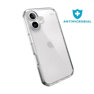 Speck Presidio Perfect Clear iPhone 16 ütésálló kemény tok - átlátszó