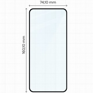 Bizon Edge 2 Nothing Phone (3a) teljes kijelzővédő üvegfólia - 2db + kamerasziget lencsevédő üvegfólia - 1db