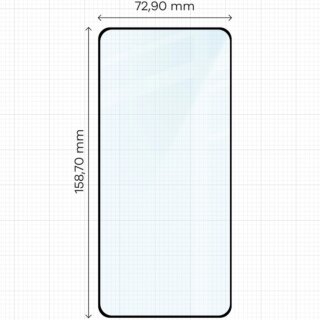 Bizon Edge 2 OnePlus 13R teljes kijelzővédő üvegfólia - 2db + kamerasziget lencsevédő üvegfólia - 1db