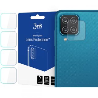 3mk Hybid Glass Samsung Galaxy A12 kamera lencsevédő üvegfólia - 4db