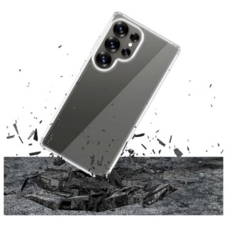 3mk Armor Samsung Galaxy S25 Ultra ütésálló szilikon hátlap tok - átlátszó