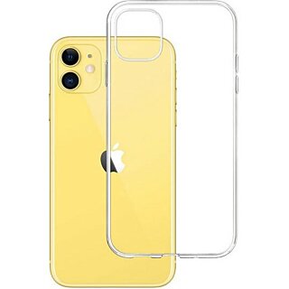 3mk Clear iPhone 11 szilikon hátlap tok - átlátszó