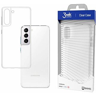 3mk Clear Samsung Galaxy S21 FE szilikon hátlap tok - átlátszó