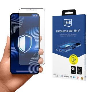 3mk HardGlass Matt Max iPhone 13 / 13 Pro / 14 teljes kijelzővédő üvegfólia - matt
