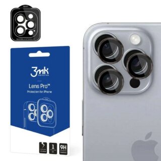 3mk Lens Protection iPhone 16 Pro / 16 Pro Max lencsevédő üvegfólia - szürke