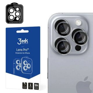 3mk Lens Protection iPhone 16 Pro / 16 Pro Max lencsevédő üvegfólia - átlátszó