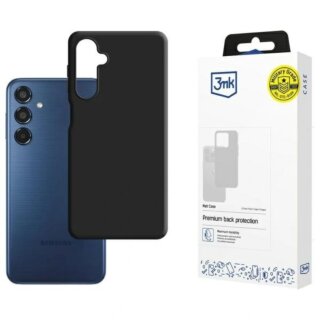 3mk Matt Case Samsung Galaxy M35 5G szilikon hátlap tok - fekete