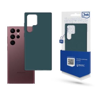 3mk Matt Case Samsung Galaxy S23 Ultra szilikon hátlap tok - sötétzöld
