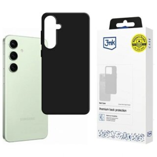 3mk Matt Case Samsung Galaxy S24 FE szilikon hátlap tok - fekete