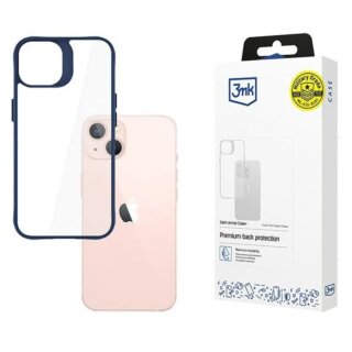 3mk Satin Armor Case+ iPhone 15 ütésálló kemény hátlap tok - kék
