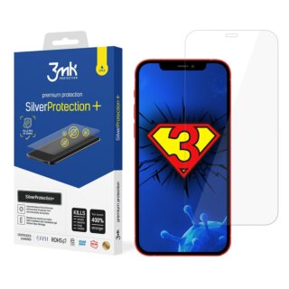 3mk Silver Protect+ iPhone 12 / 12 Pro antibakteriális kijelzővédő fólia