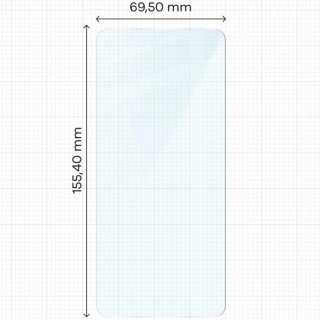Bizon Clear Realme 14 5G / 14T 5G kijelzővédő üvegfólia - 3db + kamerasziget lencsevédő üvegfólia - 1db