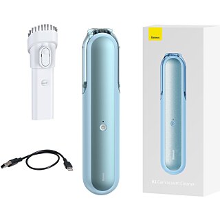 Baseus A1 akkumulátoros autós porszívó - kék