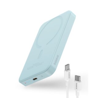 Baseus MagSafe Powerbank 5000mAh 20W külső akkumulátor + USB-C kábel - kék