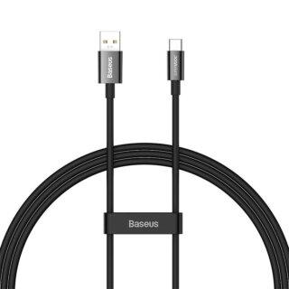Baseus Superior USB-C - USB-A kábel 65W 1m - fekete