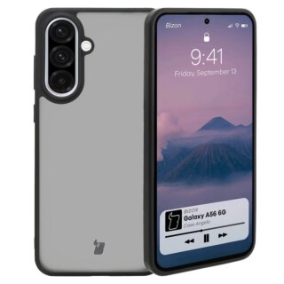 Bizon Angelo Samsung Galaxy A56 5G kemény hátlap tok - szürke/fekete