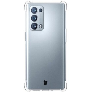 Bizon Clear Pack Oppo Reno 6 Pro 5G szilikon tok + 2db kijelzővédő fólia - átlátszó