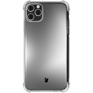 Bizon Clear Pack iPhone 11 Pro szilikon tok + 2db kijelzővédő üvegfólia + kamerasziget lencsevédő üvegfólia - átlátszó