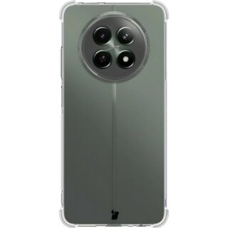 Bizon Clear Pack Realme 12 / 12x szilikon tok + 2db kijelzővédő üvegfólia - átlátszó