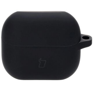 Bizon Headphone Silicone Samsung Galaxy Buds 3 / 3 Pro szilikon tok + karabíner - fekete