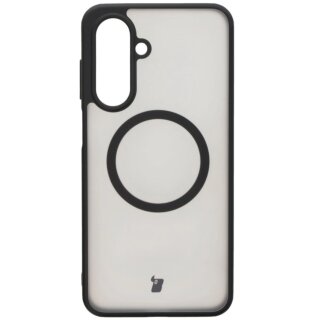 Bizon Case MatteO MagSafe Samsung Galaxy A26 5G kemény hátlap tok - matt átlátszó/fekete