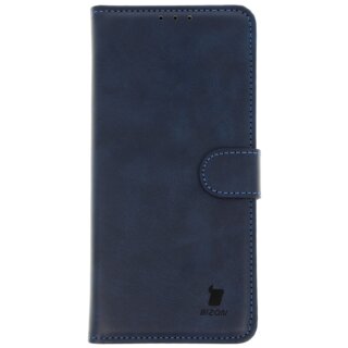 Bizon Case Pocket Oppo Reno 12 Pro kinyitható bőr tok - kék