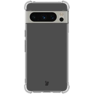 Bizon Case Salpa Google Pixel 8 Pro ütésálló szilikon tok - matt átlátszó