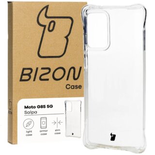 Bizon Case Salpa Motorola Moto G85 5G ütésálló szilikon tok - matt átlátszó