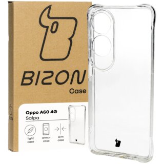Bizon Case Salpa Oppo A60 4G ütésálló szilikon tok - matt átlátszó