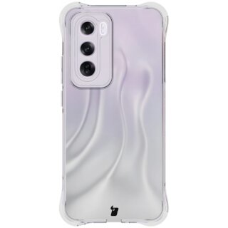 Bizon Case Salpa Oppo Reno 12 Pro ütésálló szilikon tok - matt átlátszó