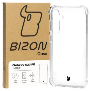 Bizon Case Salpa Samsung Galaxy S23 FE ütésálló szilikon tok - matt átlátszó