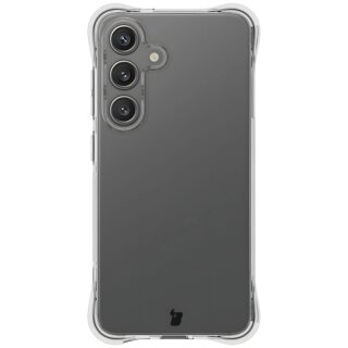 Bizon Case Salpa Samsung Galaxy S25 ütésálló szilikon tok - matt átlátszó