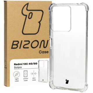 Bizon Case Salpa Xiaomi Redmi 13C 5G ütésálló szilikon tok - matt átlátszó