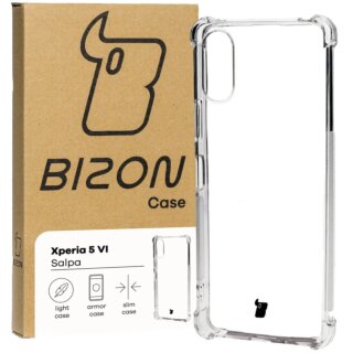 Bizon Case Salpa Sony Xperia 5 VI ütésálló szilikon tok - matt átlátszó