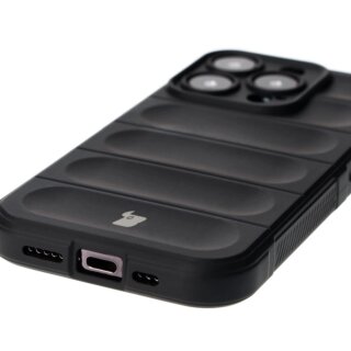 Bizon Case Tur Apple iPhone 15 Pro szilikon tok - fekete