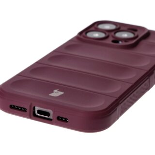 Bizon Case Tur Apple iPhone 15 Pro szilikon tok - lila