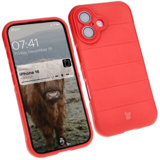 Bizon Case Tur Apple iPhone 16 szilikon tok - piros