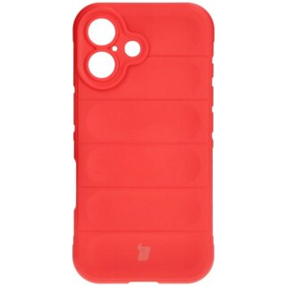 Bizon Case Tur Apple iPhone 16 szilikon tok - piros