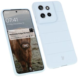 Bizon Case Tur Motorola Edge 50 Neo szilikon tok - világoskék