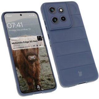 Bizon Case Tur Motorola Edge 50 Neo szilikon tok - kék