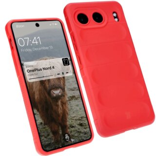 Bizon Case Tur OnePlus Nord 4 szilikon tok - piros