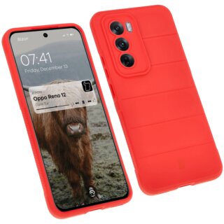 Bizon Case Tur Oppo Reno 12 szilikon tok - piros