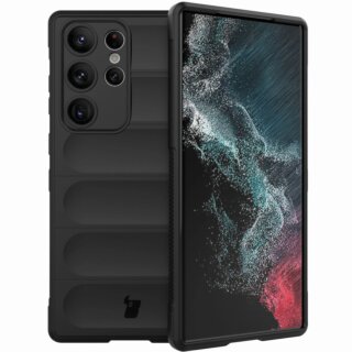 Bizon Case Tur Samsung Galaxy S23 Ultra szilikon tok - fekete