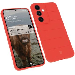 Bizon Case Tur Samsung Galaxy S25+ Plus szilikon tok - piros