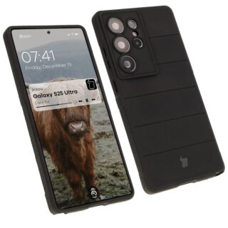 Bizon Case Tur Samsung Galaxy S25 Ultra szilikon tok - fekete