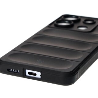 Bizon Case Tur Xiaomi Poco X6 / Xiaomimi Note 13 Pro 5G szilikon tok - fekete